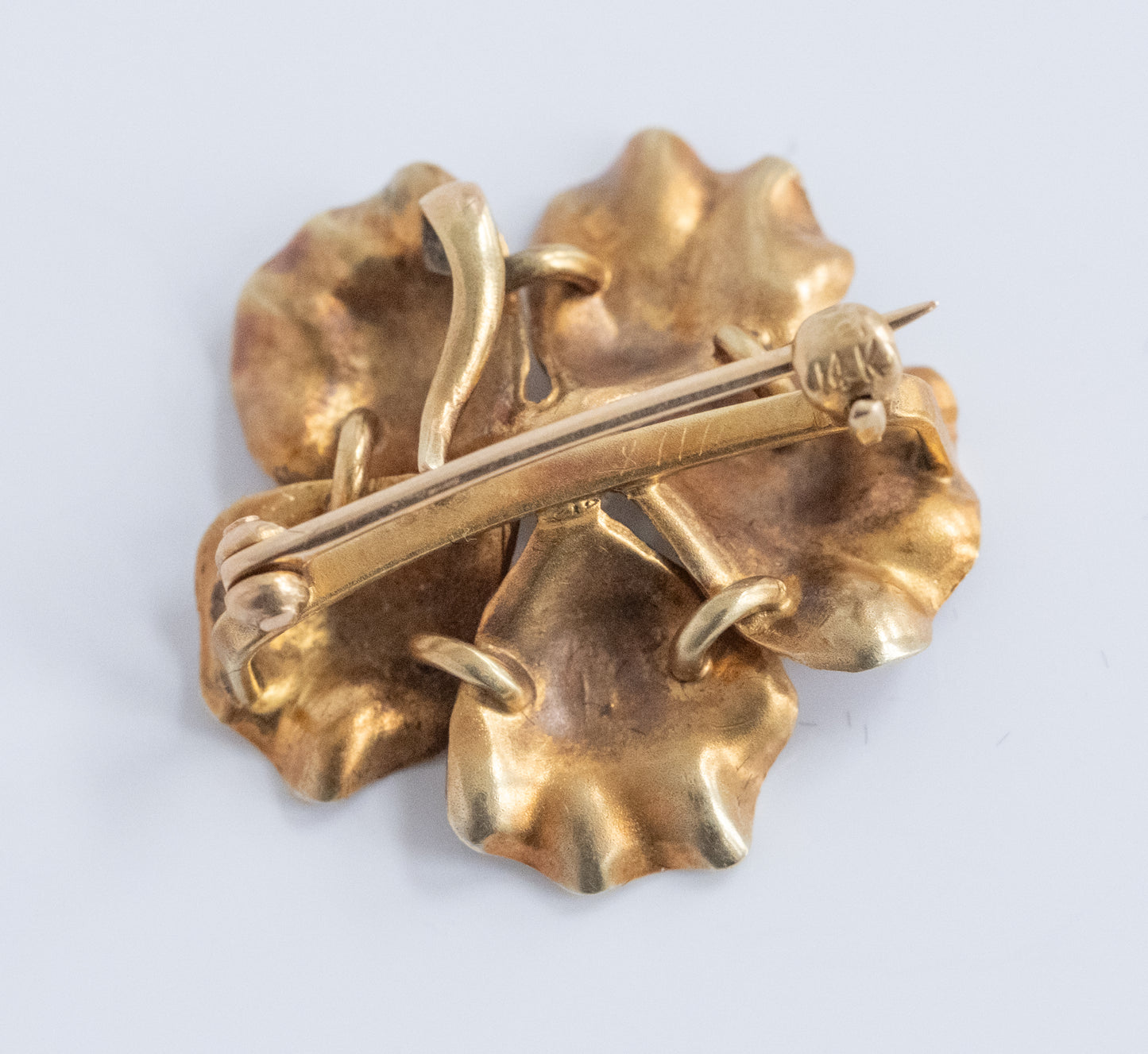 Antique Art Nouveau 14K Enamel and Pearl Pin / Pendant - Premium Brooch from All The Best Vintage - Just $795! Shop now at All The Best Vintage