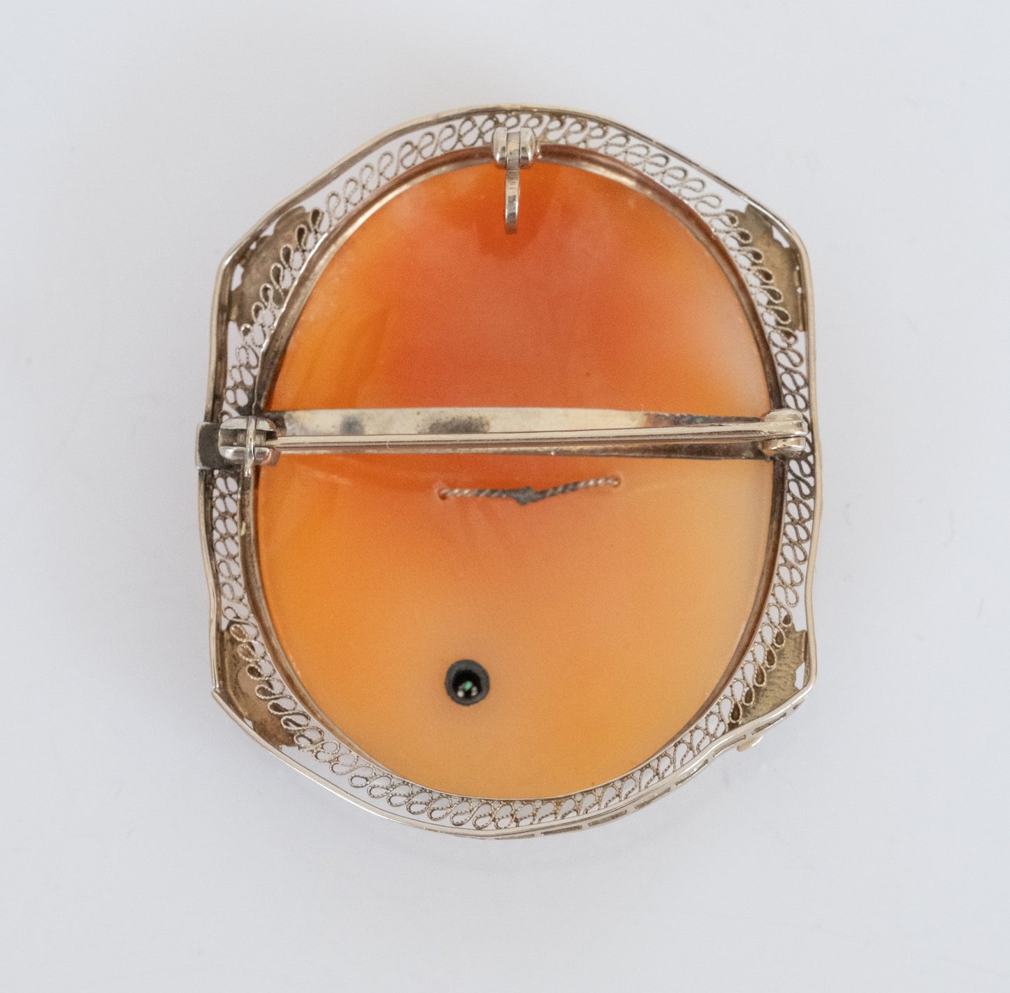 Lovely Vintage 14K Habille Cameo Brooch / Pendant - Premium Brooch from All The Best Vintage - Just $695! Shop now at All The Best Vintage