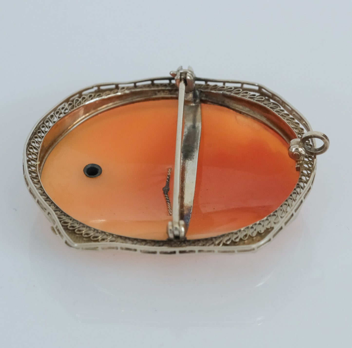 Lovely Vintage 14K Habille Cameo Brooch / Pendant - Premium Brooch from All The Best Vintage - Just $695! Shop now at All The Best Vintage