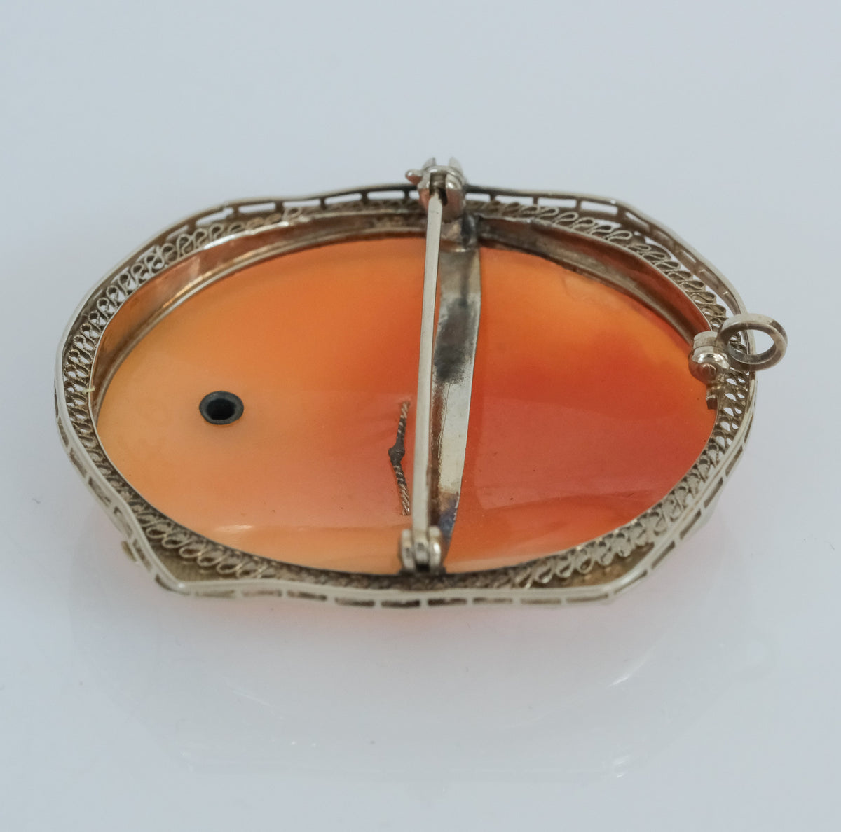 Lovely Vintage 14K Habille Cameo Brooch / Pendant - Premium Brooch from All The Best Vintage - Just $695! Shop now at All The Best Vintage