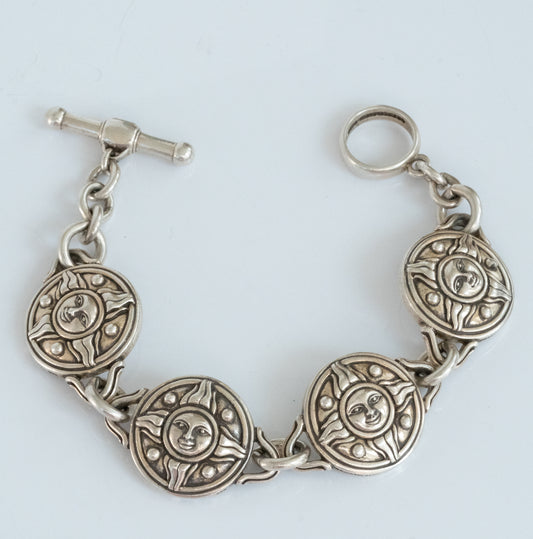 Kieselstein-Cord Sterling Sun Link Bracelet - Premium Bracelet from All The Best Vintage - Just $945! Shop now at All The Best Vintage