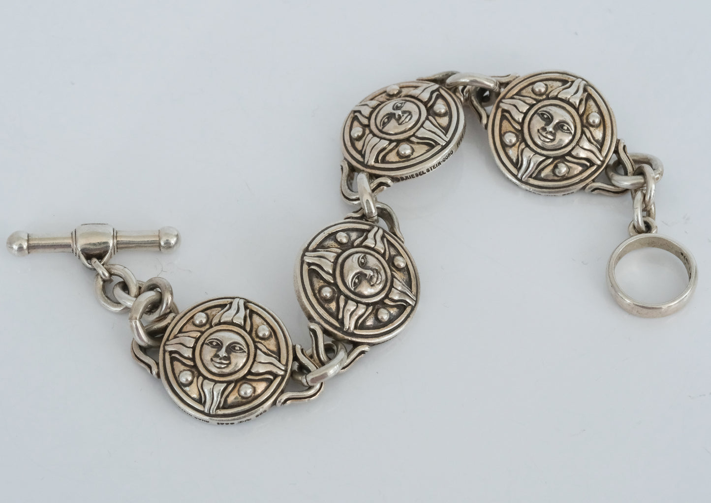 Kieselstein-Cord Sterling Sun Link Bracelet - Premium Bracelet from All The Best Vintage - Just $945! Shop now at All The Best Vintage
