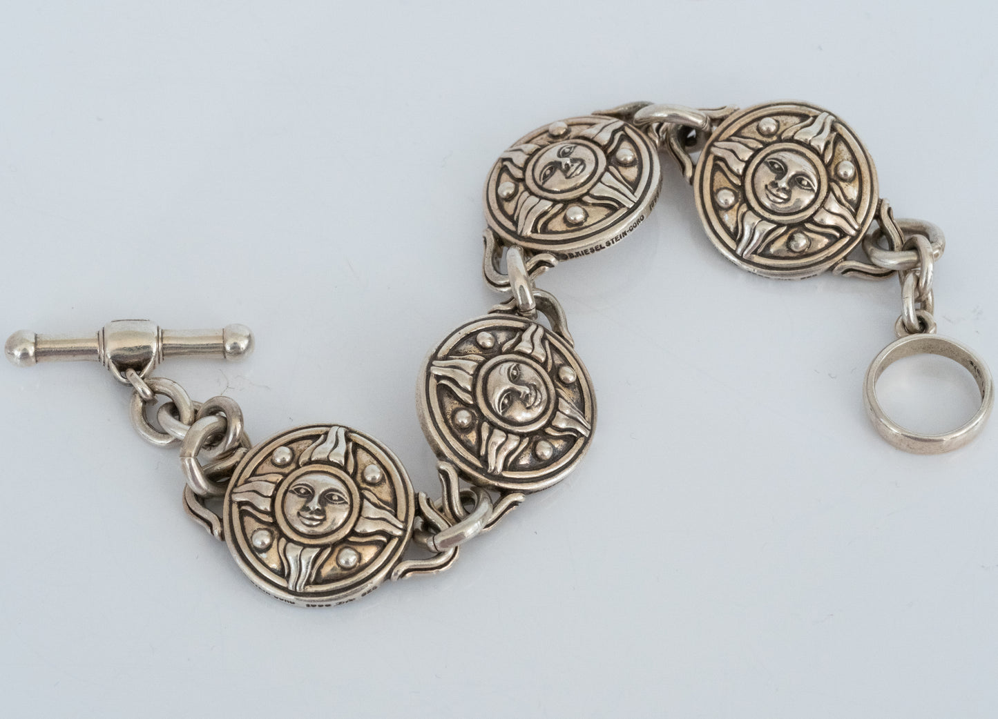 Kieselstein-Cord Sterling Sun Link Bracelet - Premium Bracelet from All The Best Vintage - Just $945! Shop now at All The Best Vintage