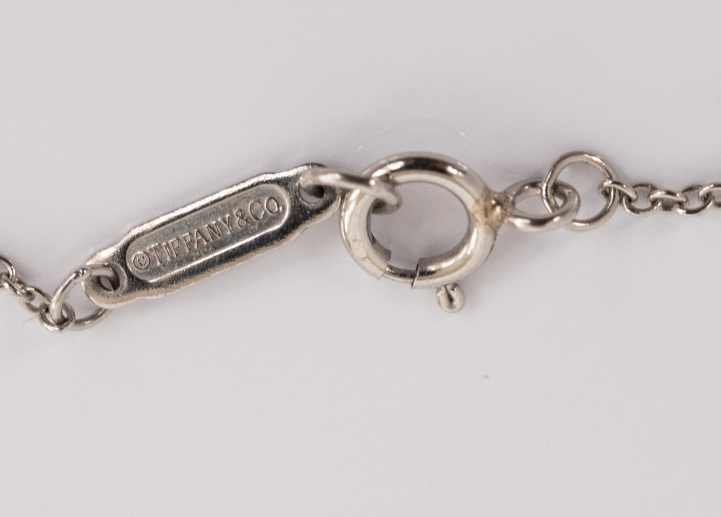 Tiffany & Co Platinum and Diamond Fleur de Lis Key and Chain. - Premium Pendant from All The Best Vintage - Just $5800! Shop now at All The Best Vintage
