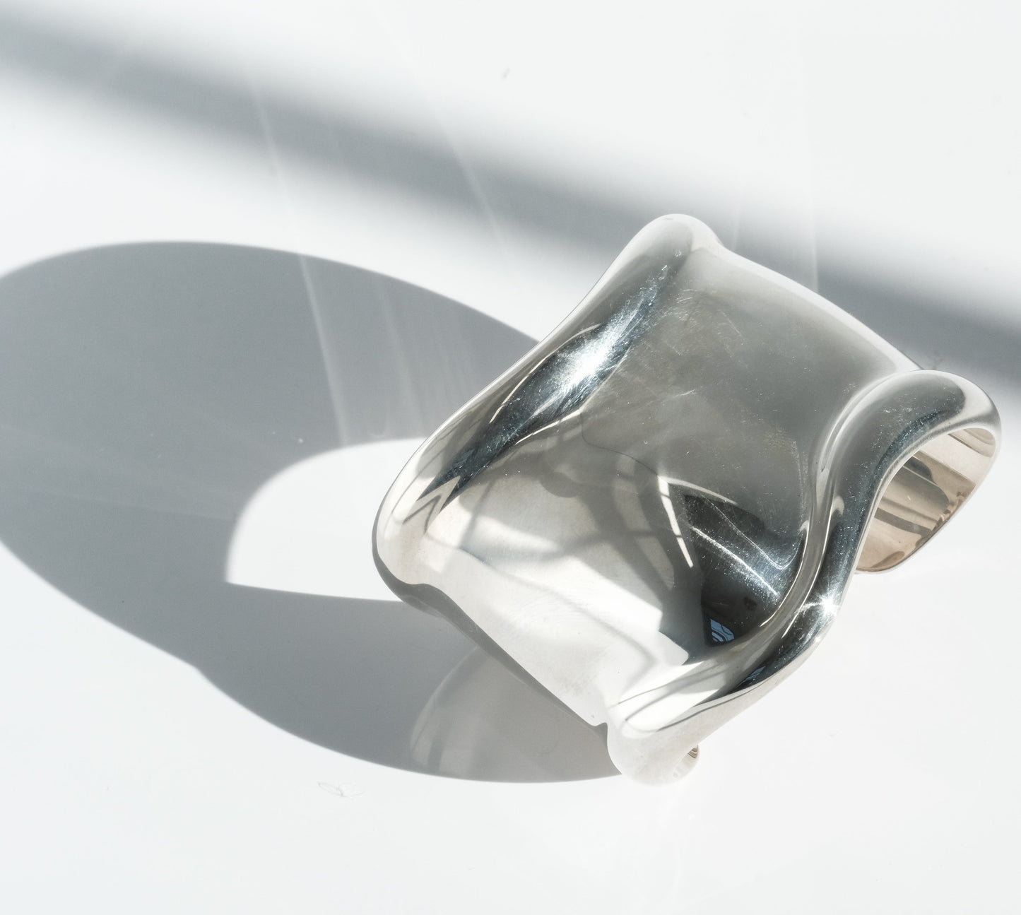 Elsa Peretti for Tiffany Co Sterling Silver Medium Bone Cuff - Premium Bracelet from Tiffany & Co - Just $1695! Shop now at All The Best Vintage