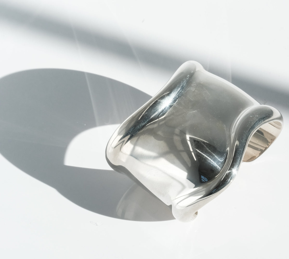 Elsa Peretti for Tiffany Co Sterling Silver Medium Bone Cuff - Premium Bracelet from Tiffany & Co - Just $1695! Shop now at All The Best Vintage
