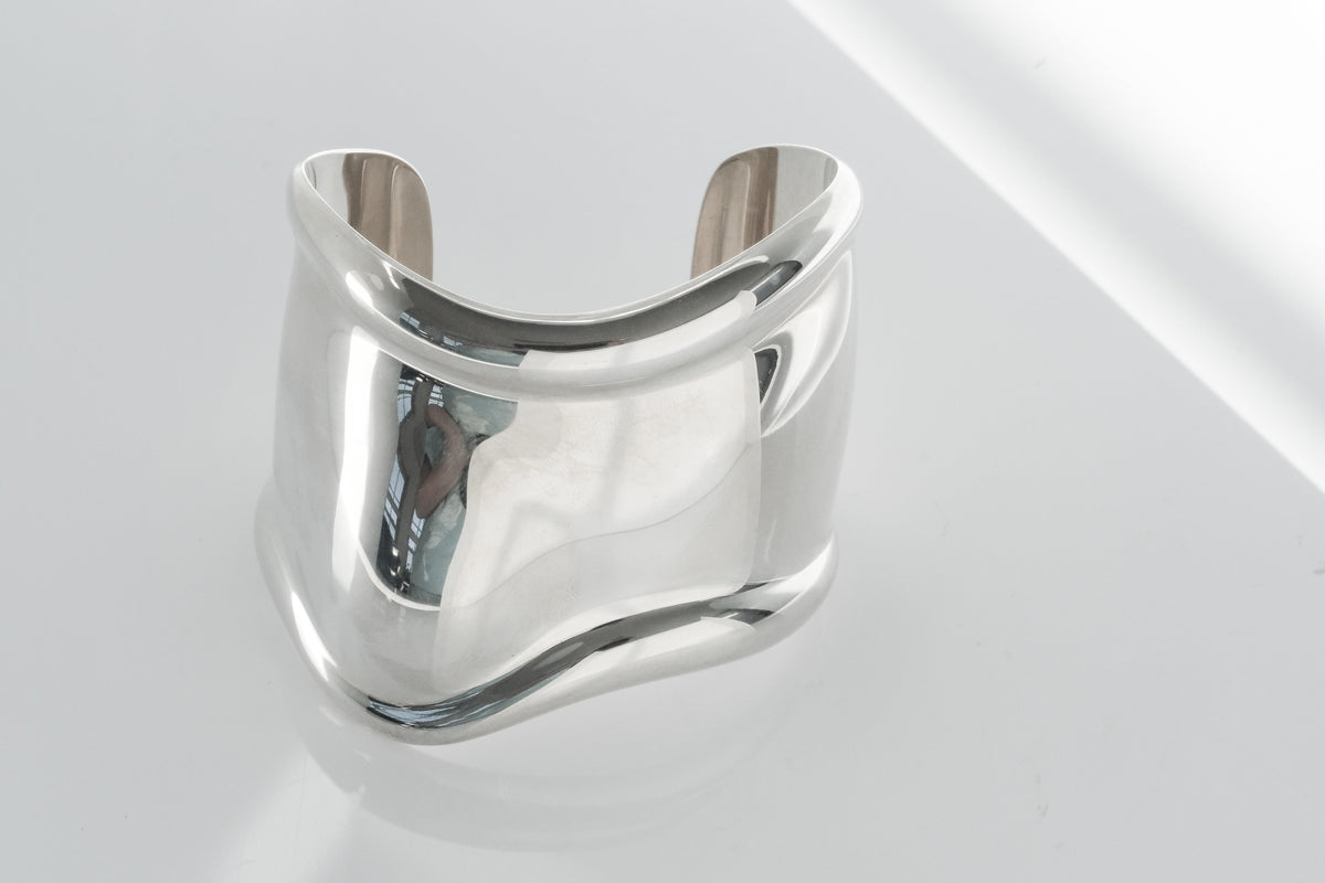 Elsa Peretti for Tiffany Co Sterling Silver Medium Bone Cuff - Premium from All The Best Vintage - Just $1695! Shop now at All The Best Vintage