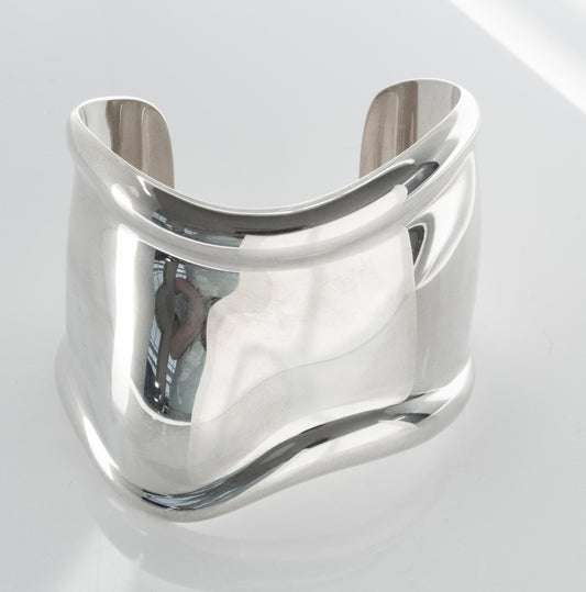 Elsa Peretti for Tiffany Co Sterling Silver Medium Bone Cuff - Premium Bracelet from Tiffany & Co - Just $1695! Shop now at All The Best Vintage