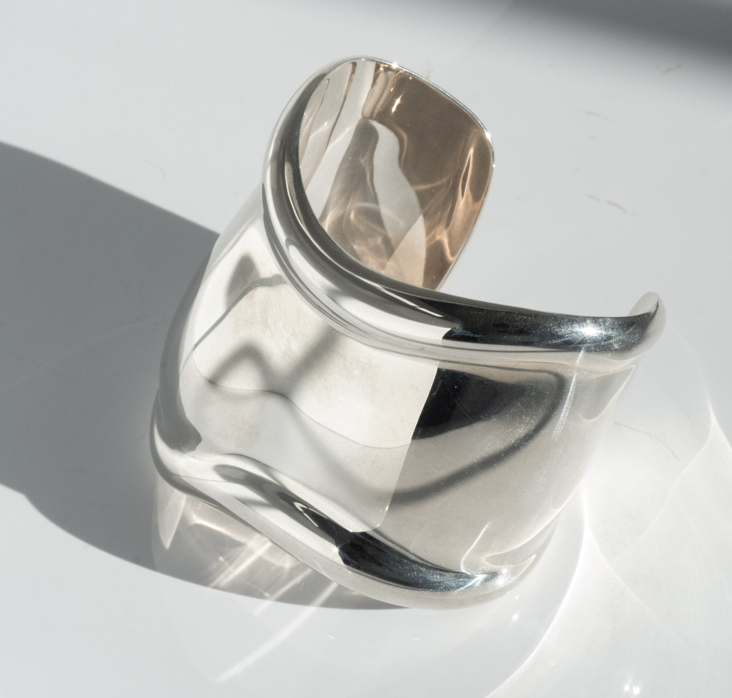 Elsa Peretti for Tiffany Co Sterling Silver Medium Bone Cuff - Premium Bracelet from Tiffany & Co - Just $1695! Shop now at All The Best Vintage