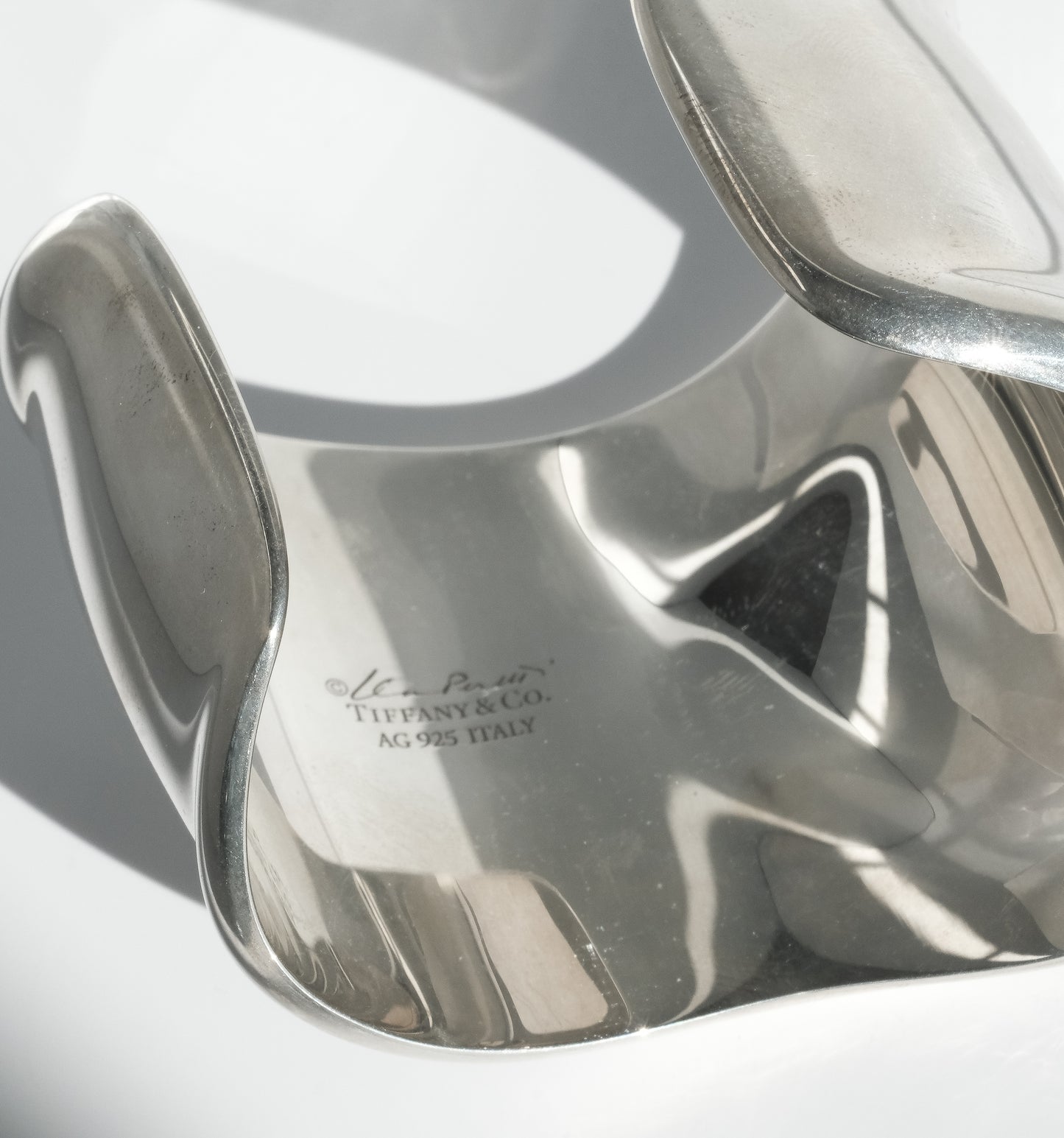 Elsa Peretti for Tiffany Co Sterling Silver Medium Bone Cuff - Premium Bracelet from Tiffany & Co - Just $1695! Shop now at All The Best Vintage