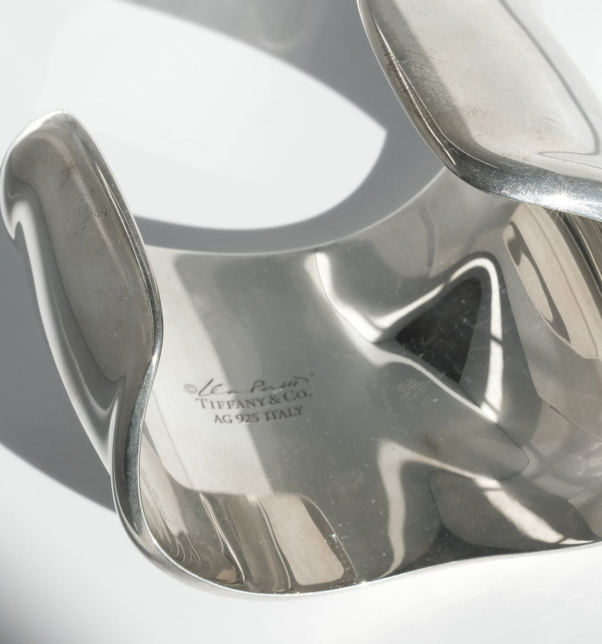 Elsa Peretti for Tiffany Co Sterling Silver Medium Bone Cuff - Premium Bracelet from Tiffany & Co - Just $1695! Shop now at All The Best Vintage