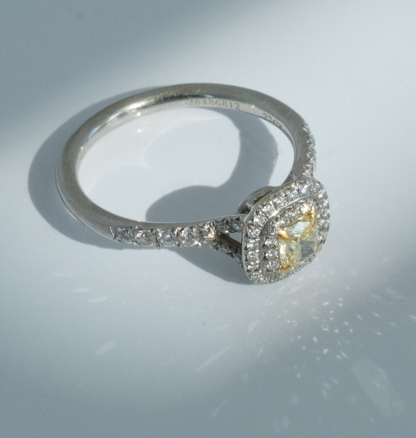 Tiffany & Co Fancy Yellow Diamond Soleste Collection Ring - Premium from All The Best Vintage - Just $3900! Shop now at All The Best Vintage