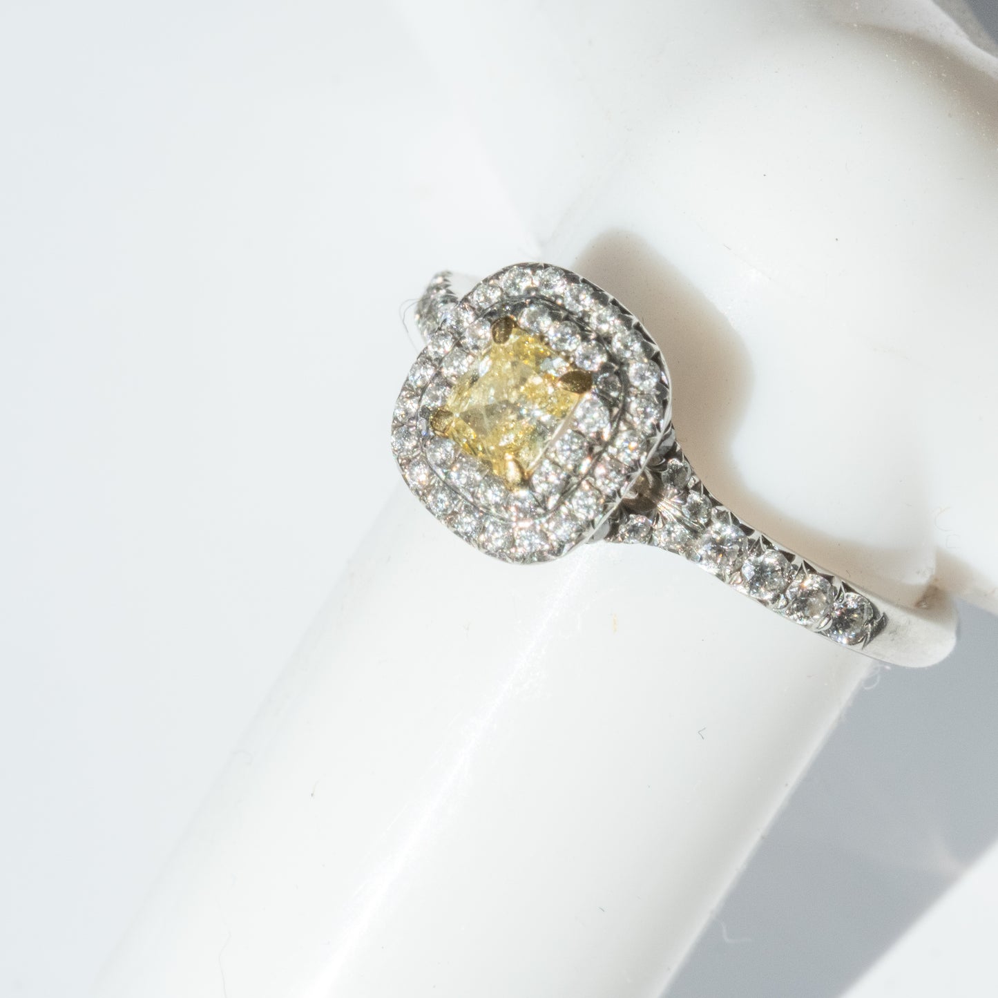 Tiffany & Co Fancy Yellow Diamond Soleste Collection Ring - Premium from All The Best Vintage - Just $3900! Shop now at All The Best Vintage