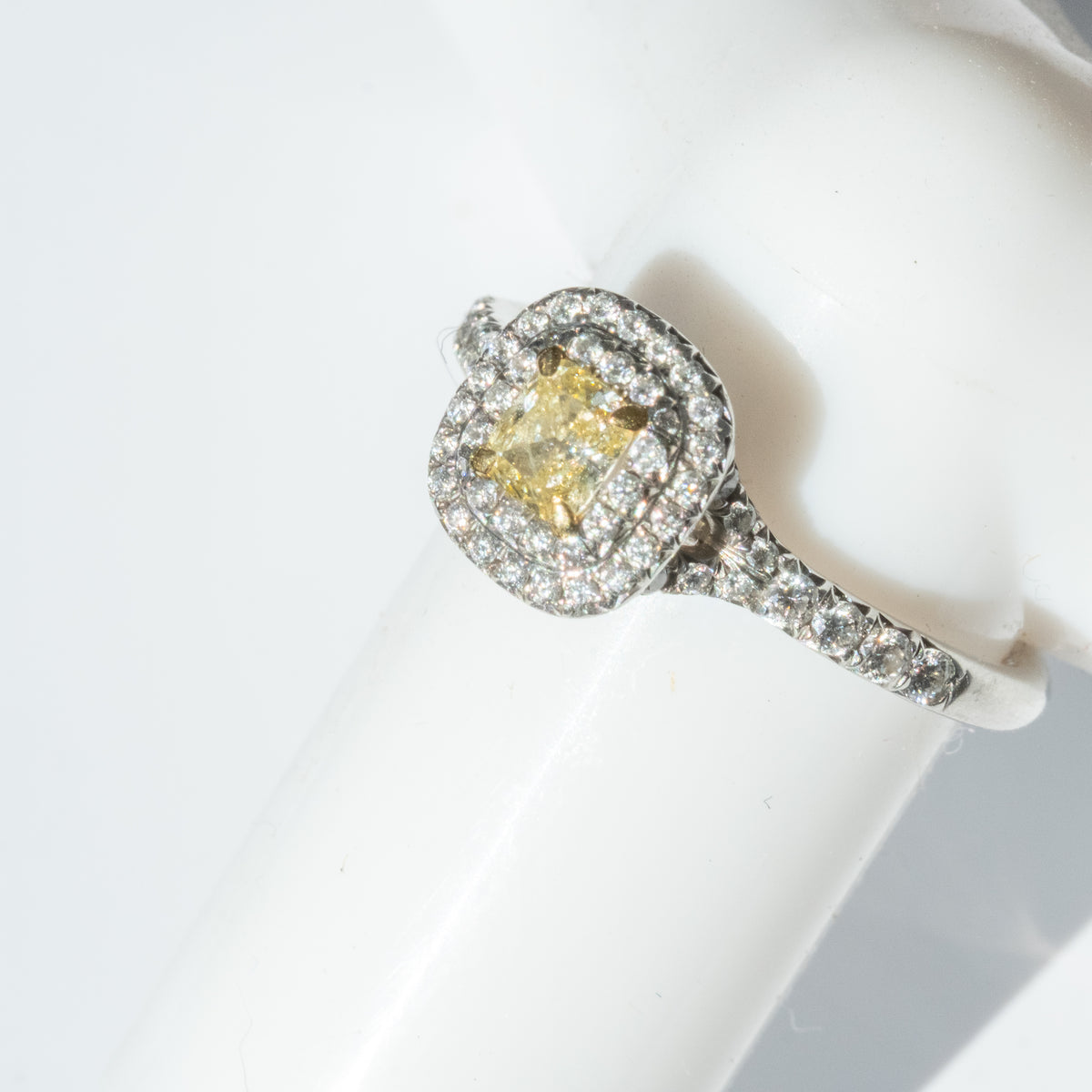 Tiffany & Co Fancy Yellow Diamond Soleste Collection Ring - Premium from All The Best Vintage - Just $3900! Shop now at All The Best Vintage
