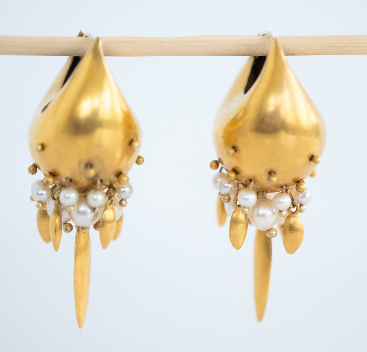 Ted Muehling Vintage Earrings with Pearls - Premium Earrings from All The Best Vintage - Just $1495! Shop now at All The Best Vintage