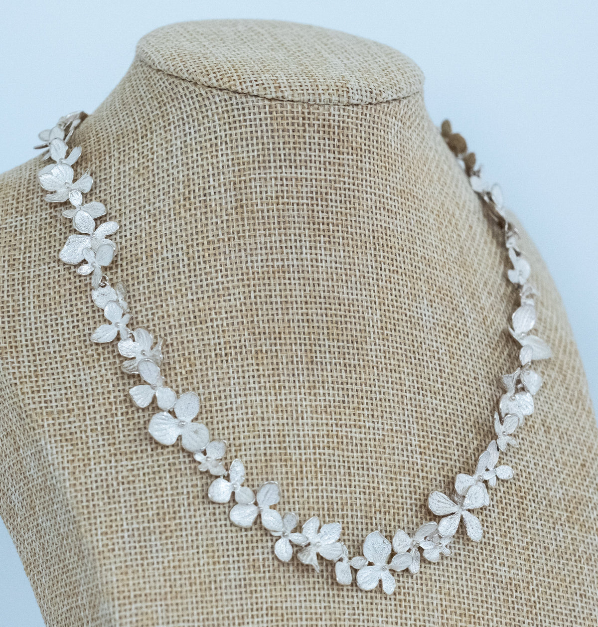 John Iverson Sterling Silver Hydrangea Necklace - Premium Necklace from All The Best Vintage - Just $2600! Shop now at All The Best Vintage