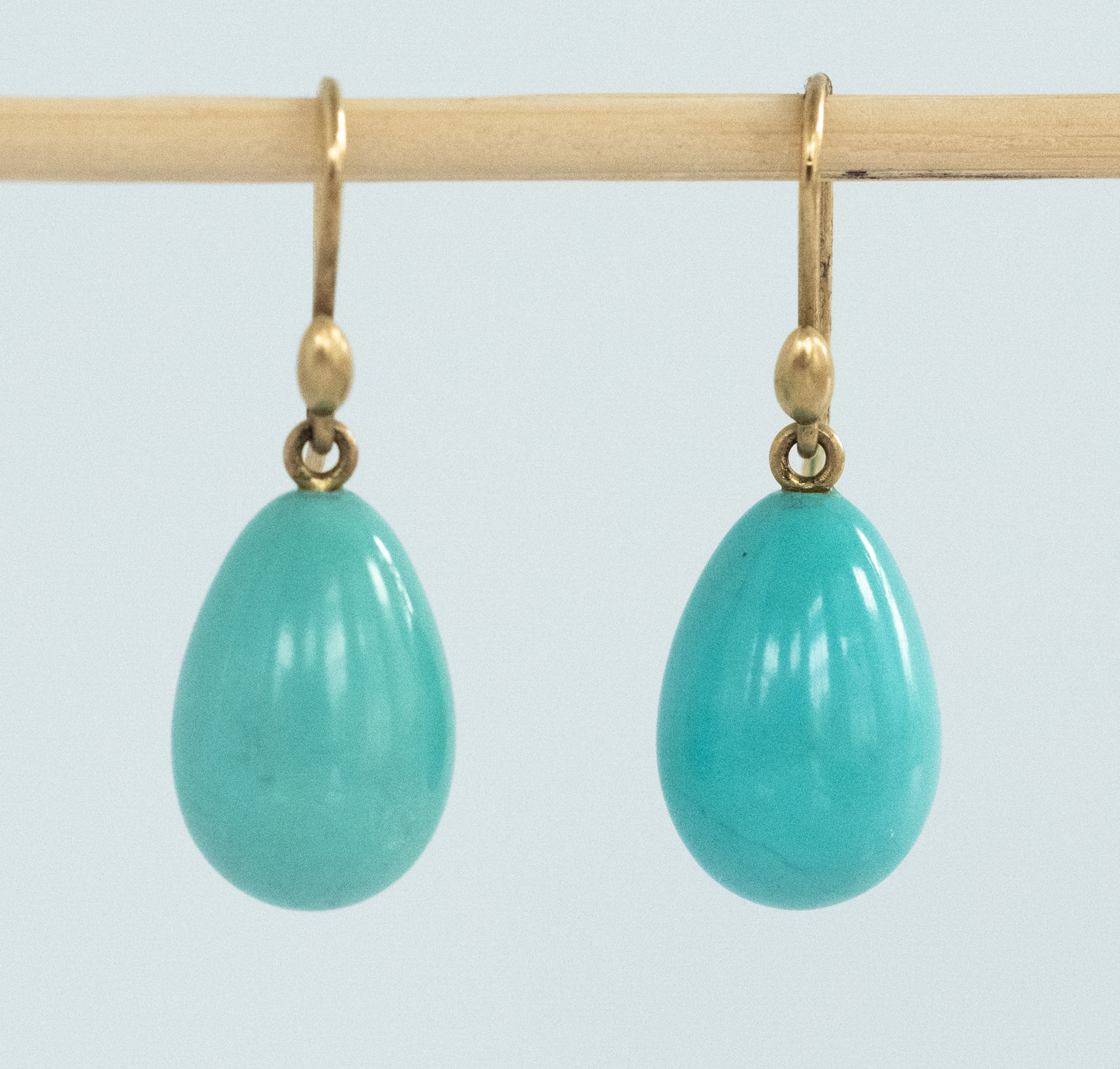 Ted Muehling Hand Cut Turquoise Earrings - Premium Earrings from All The Best Vintage - Just $795! Shop now at All The Best Vintage
