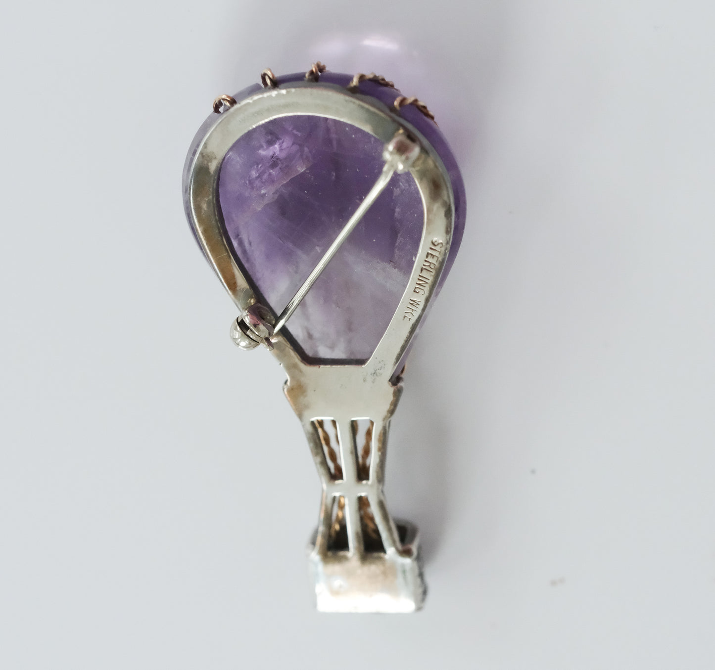 Vintage Amethyst Hot Air Balloon Pin - Premium Brooch from All The Best Vintage - Just $695! Shop now at All The Best Vintage
