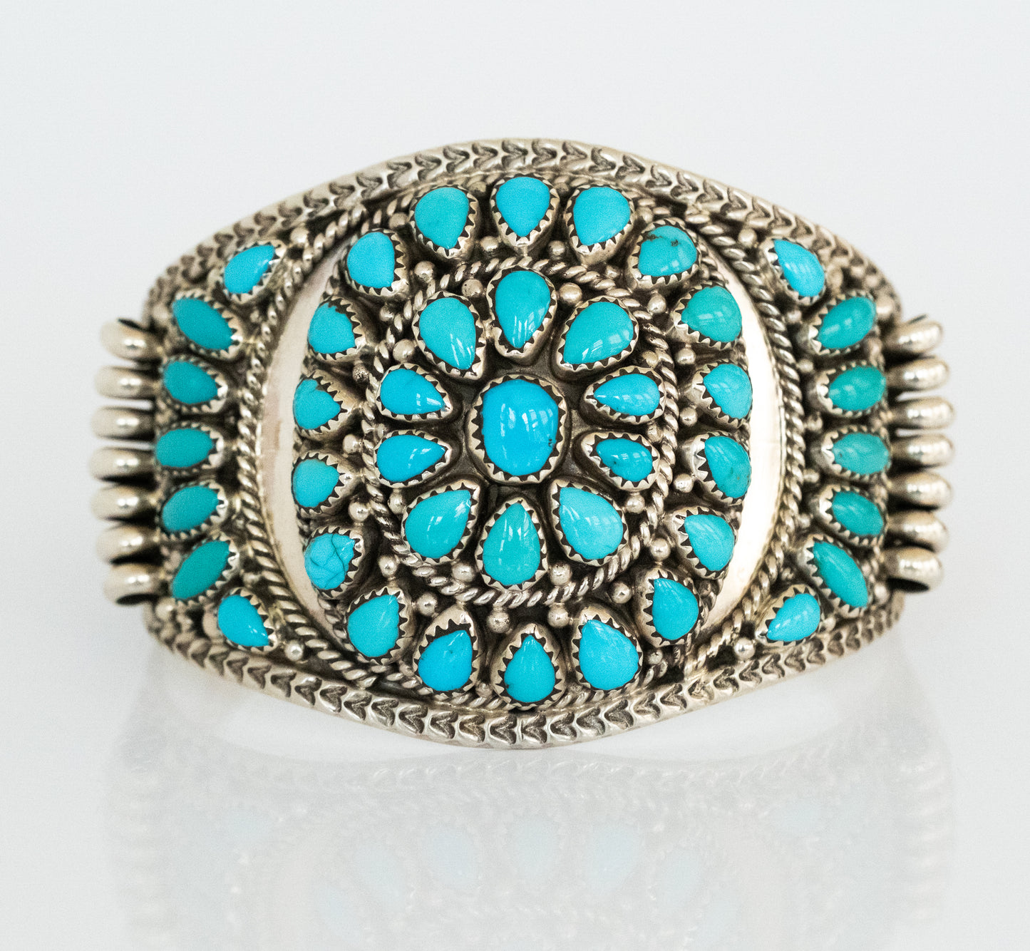 Nora Tsosie Sleeping Beauty Turqious Sterling Siver Cuff - Premium Bracelet from All The Best Vintage - Just $1595! Shop now at All The Best Vintage