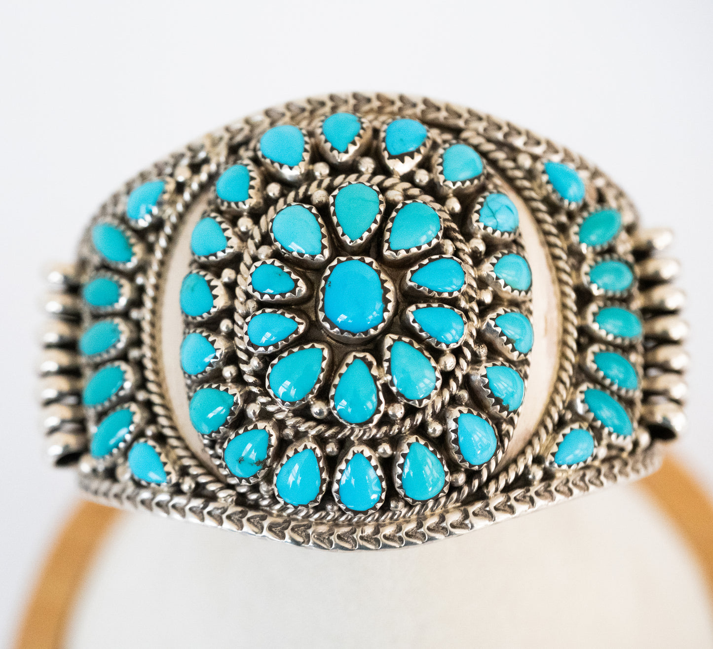 Nora Tsosie Sleeping Beauty Turqious Sterling Siver Cuff - Premium Bracelet from All The Best Vintage - Just $1595! Shop now at All The Best Vintage