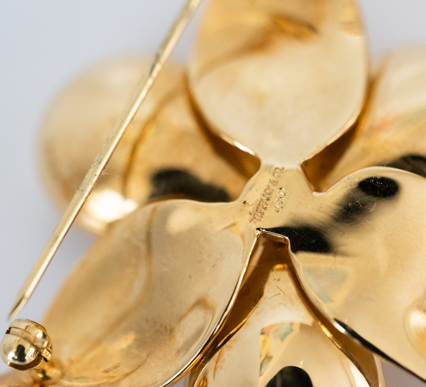 Tiffany and Co. 18K Vintage Diamond Dogwwod Flower Brooch - Premium Brooch from All The Best Vintage - Just $9650! Shop now at All The Best Vintage