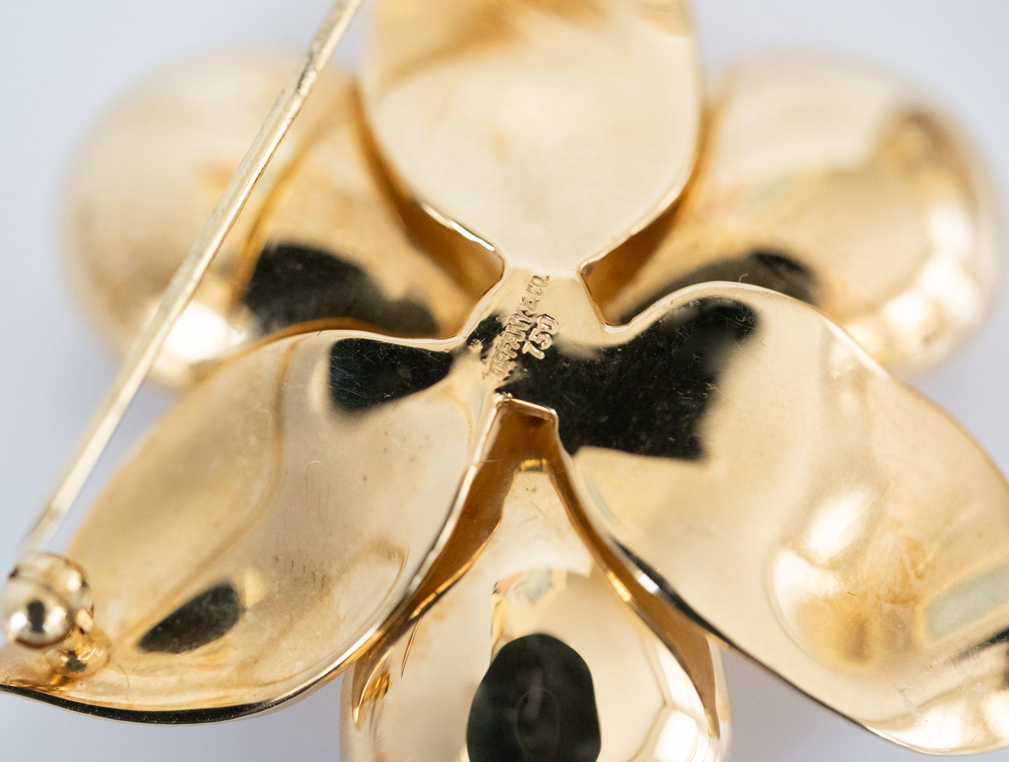 Tiffany and Co. 18K Vintage Diamond Dogwwod Flower Brooch - Premium Brooch from All The Best Vintage - Just $9650! Shop now at All The Best Vintage