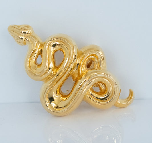 Kieselstein Cord Art Bronze Snake Buckle - Premium Belt Buckle from All The Best Vintage - Just $1995! Shop now at All The Best Vintage