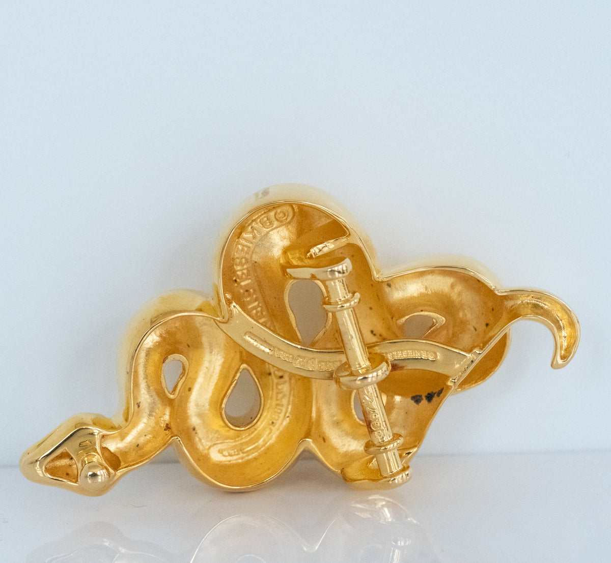 Kieselstein-Cord Art Bronze Snake Belt Buckle - Premium Belt Buckle from All The Best Vintage - Just $1995! Shop now at All The Best Vintage