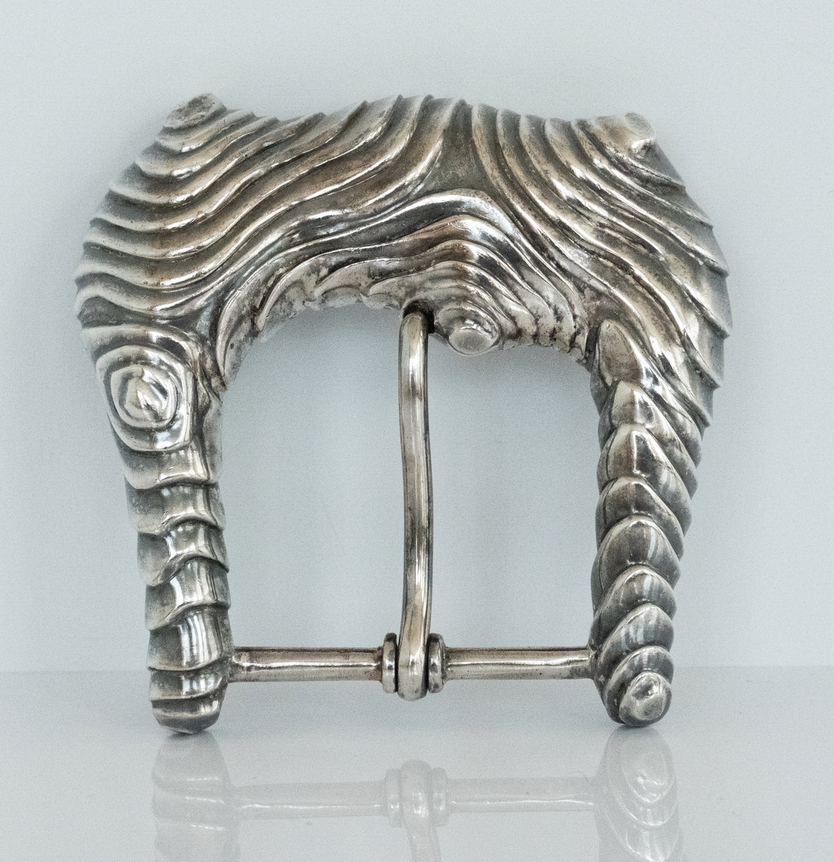 Angela Cummings Vintage Sterling Silver Geometric Swirl Belt Buckle - Premium Belt Buckle from All The Best Vintage - Just $695! Shop now at All The Best Vintage