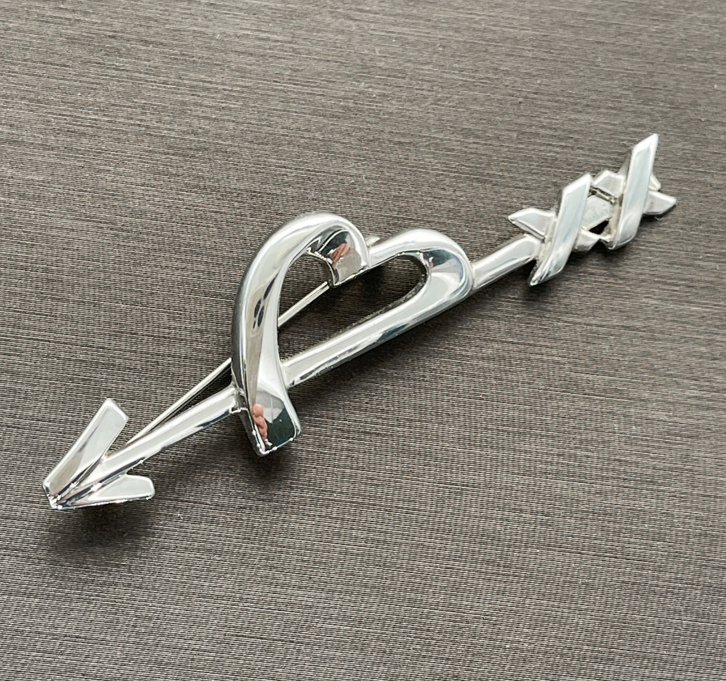 Tiffany & Co Picasso Sterling Heart and Arrow Pin Brooch - Premium Brooch from All The Best Vintage - Just $275! Shop now at All The Best Vintage