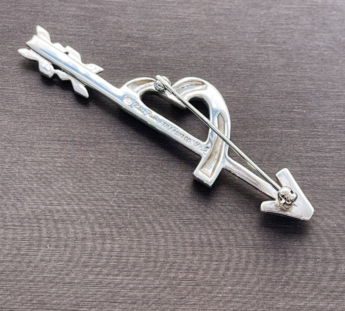 Tiffany & Co Picasso Sterling Heart and Arrow Pin Brooch - Premium Brooch from All The Best Vintage - Just $275! Shop now at All The Best Vintage