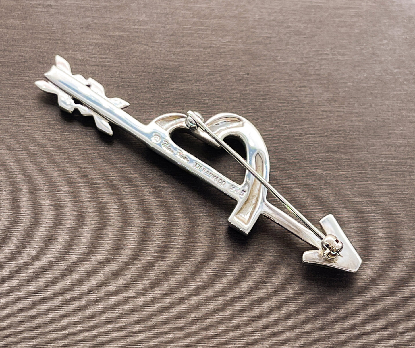 Tiffany & Co Picasso Sterling Heart and Arrow Pin Brooch - Premium Brooch from All The Best Vintage - Just $275! Shop now at All The Best Vintage