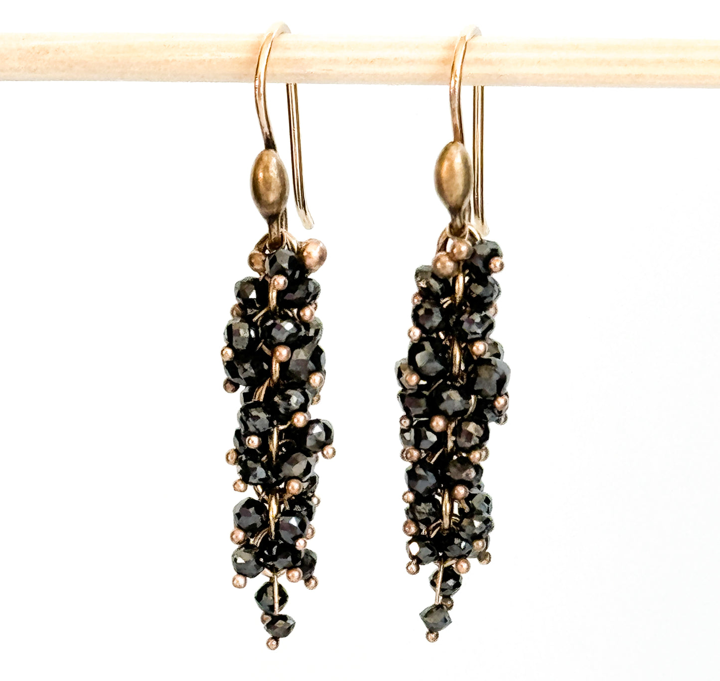 Ted Muehling Black Diamond Pussy Willow Earrings - Premium Earrings from All The Best Vintage - Just $3400! Shop now at All The Best Vintage