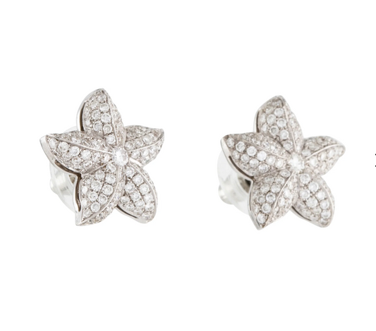 Vintage Diamond Starfish Earrings - Premium Earrings from All The Best Vintage - Just $4995! Shop now at All The Best Vintage