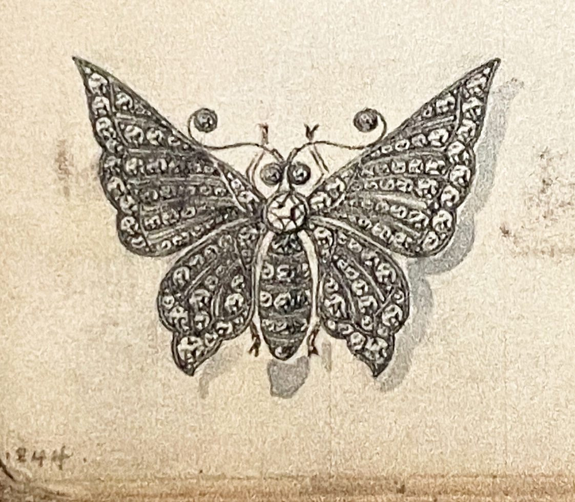 Marcus & Co. Diamond Butterfly Brooch/Pendant