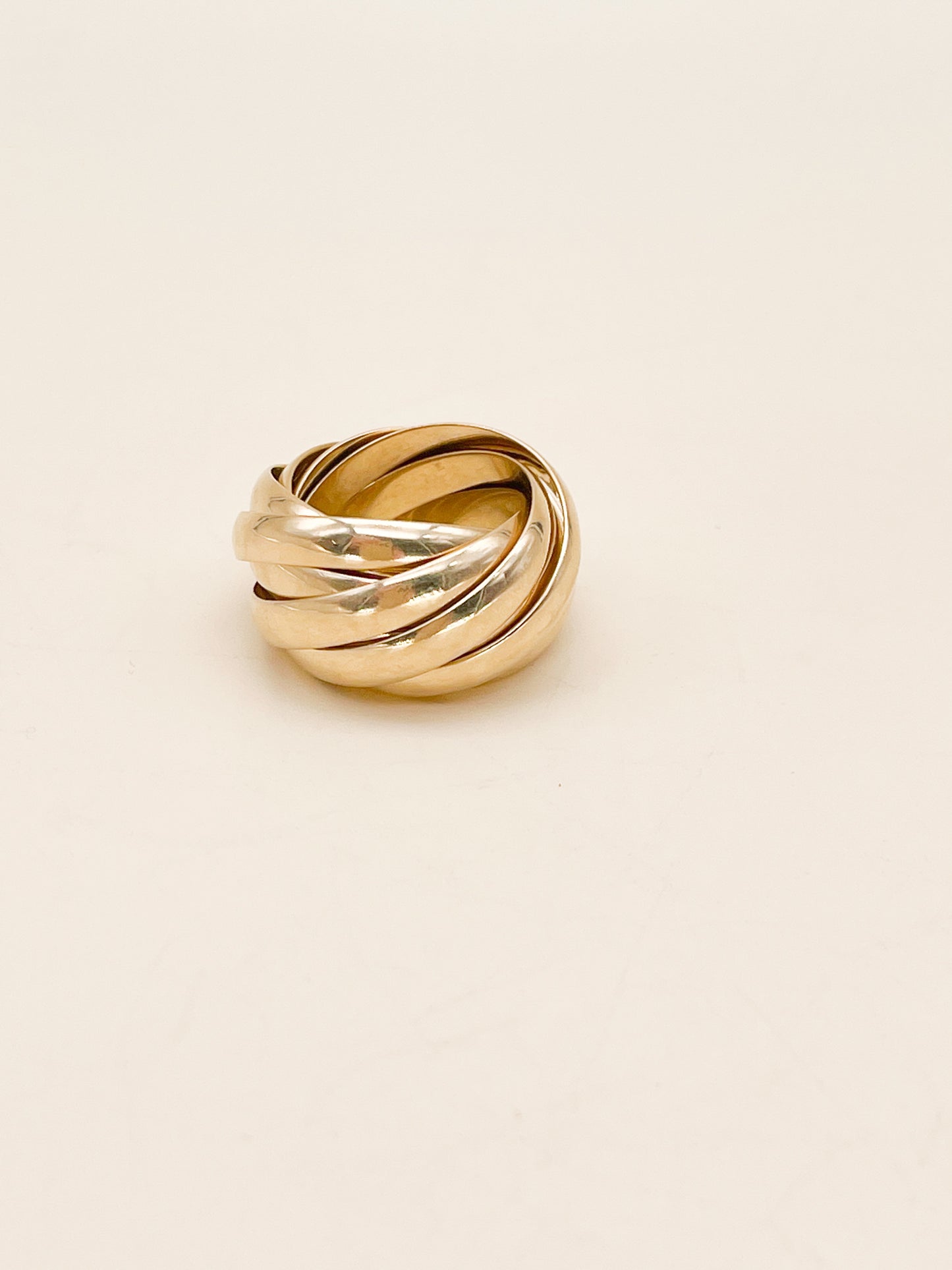 Tiffany & Co Paloma Picasso Melody Ring Size 7 Nine Row Rolling Band 18K Gold - Premium Ring from All The Best Vintage - Just $4695! Shop now at All The Best Vintage