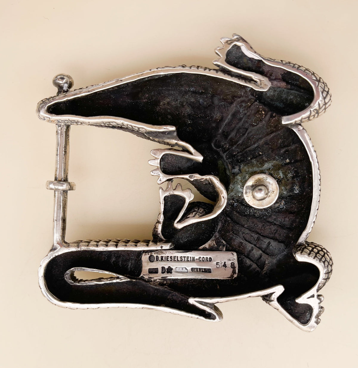 Kieselstein Cord Grand Alligator Belt Buckle - Premium from All The Best Vintage - Just $995! Shop now at All The Best Vintage