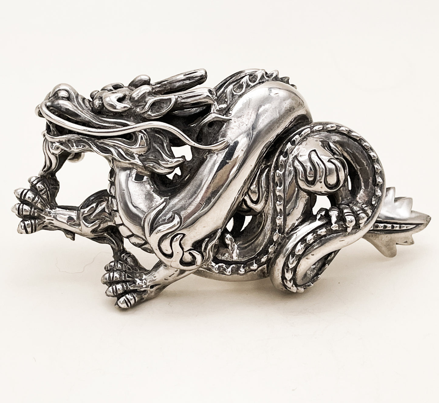 Kieselstein Cord Sterling Dragon Belt Buckle - Premium from All The Best Vintage - Just $1895! Shop now at All The Best Vintage