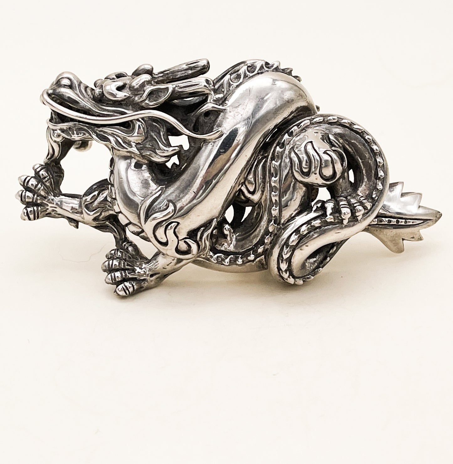 Kieselstein Cord Sterling Dragon Belt Buckle - Premium from All The Best Vintage - Just $1895! Shop now at All The Best Vintage