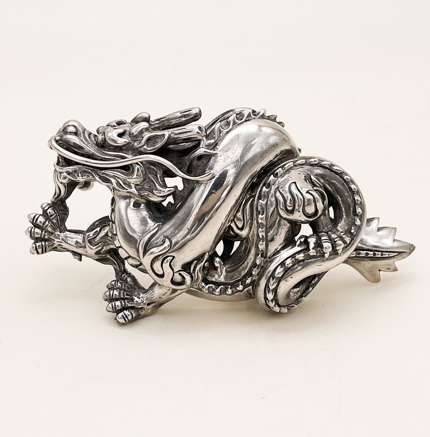 Kieselstein Cord Sterling Dragon Belt Buckle - Premium from All The Best Vintage - Just $1895! Shop now at All The Best Vintage