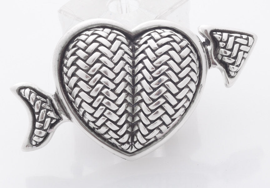 Barry Kieselstein-Cord Heart and Arrow Belt Buckle - Sterling Silver - Premium from All The Best Vintage - Just $595! Shop now at All The Best Vintage
