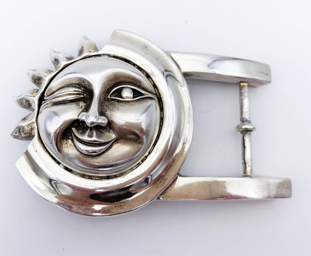 Kieselstein Cord Sun Sterling Silver Buckle - Premium from All The Best Vintage - Just $595! Shop now at All The Best Vintage