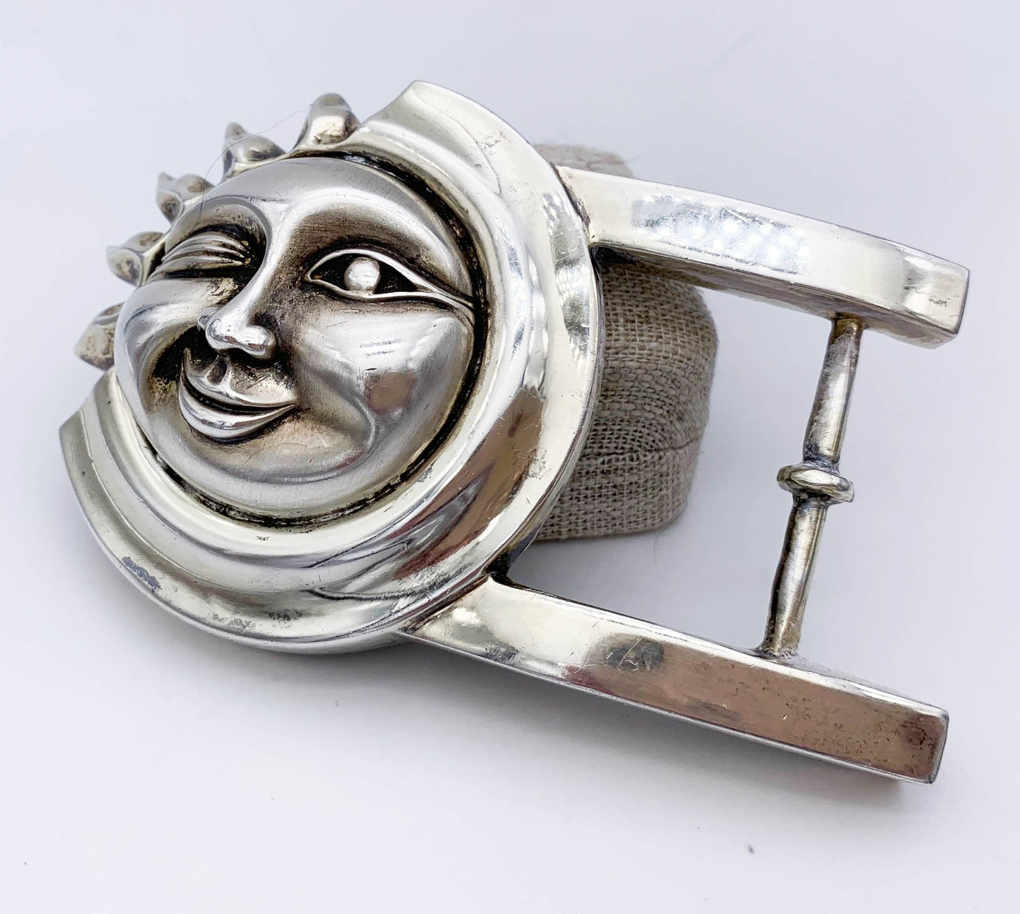 Kieselstein Cord Sun Sterling Silver Buckle - Premium from All The Best Vintage - Just $595! Shop now at All The Best Vintage