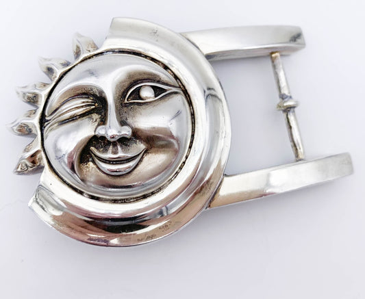 Kieselstein Cord Sun Sterling Silver Buckle - Premium from All The Best Vintage - Just $595! Shop now at All The Best Vintage