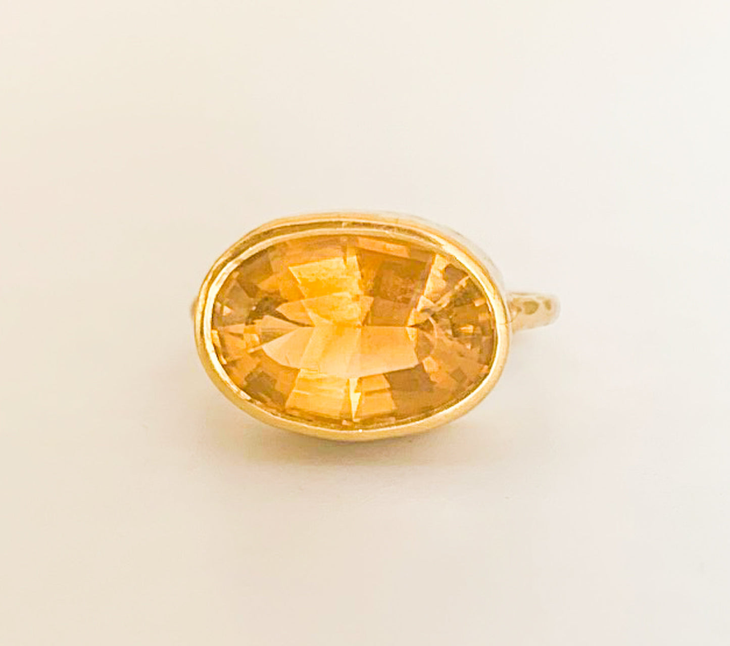 22K Gold Citrine Ring - Premium  from All The Best Vintage - Just $795! Shop now at All The Best Vintage