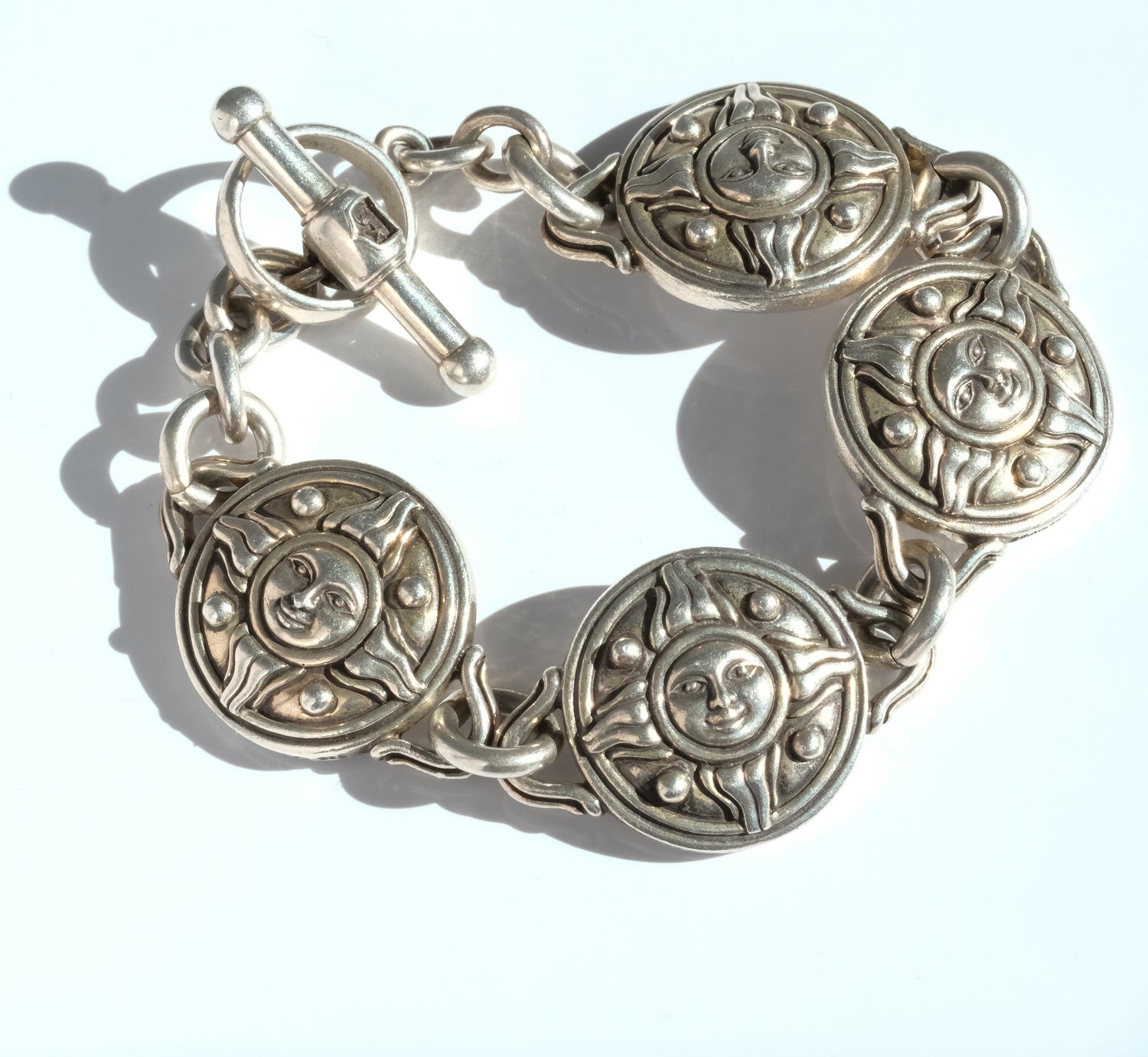 Kieselstein-Cord Sterling Sun Link Bracelet - Premium Bracelet from All The Best Vintage - Just $945! Shop now at All The Best Vintage