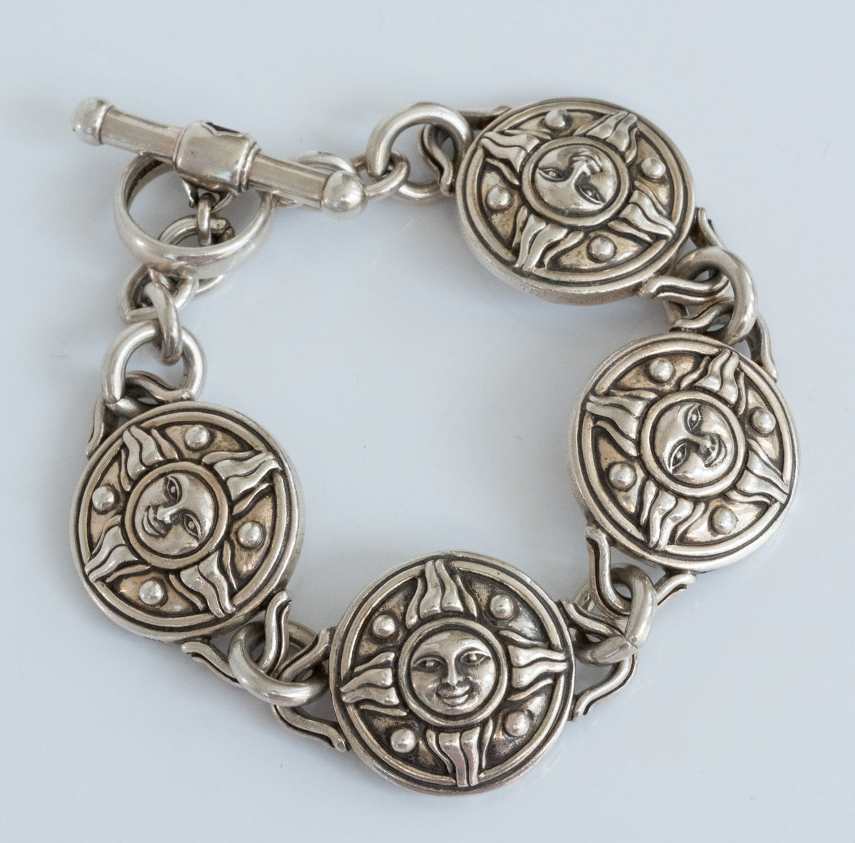 Kieselstein-Cord Sterling Sun Link Bracelet - Premium Bracelet from All The Best Vintage - Just $945! Shop now at All The Best Vintage