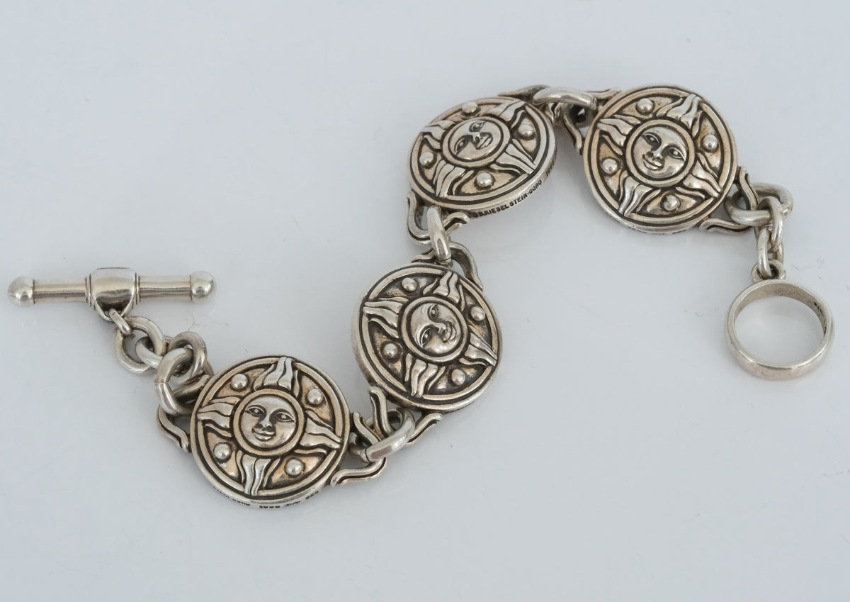 Kieselstein-Cord Sterling Sun Link Bracelet - Premium Bracelet from All The Best Vintage - Just $945! Shop now at All The Best Vintage