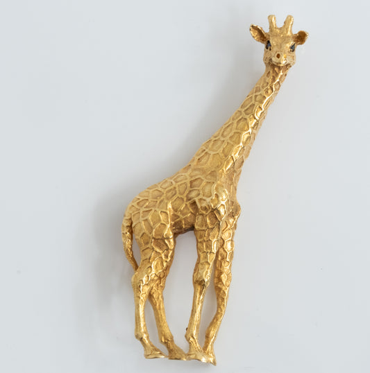 ON HOLD for MD.  Vintage Tiffany & Co 18K Giraffe Pin - Rare Find - Premium Brooch from All The Best Vintage - Just $1! Shop now at All The Best Vintage