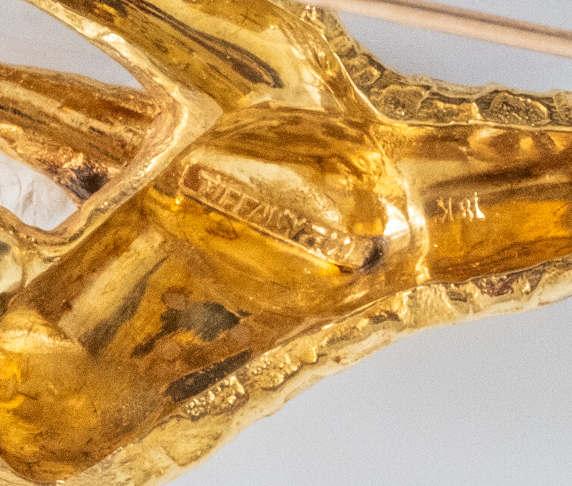 ON HOLD for MD.  Vintage Tiffany & Co 18K Giraffe Pin - Rare Find - Premium Brooch from All The Best Vintage - Just $1! Shop now at All The Best Vintage